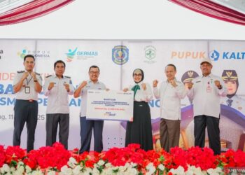 Pupuk Kaltim Bantu Bangunkan Puskesmas di Guntung Perkuat Sektor Kesehatan