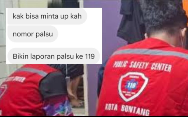 Tim PSC 119 dan Damkar Diprank, Warga Bontang Minta Pelaku Dicari