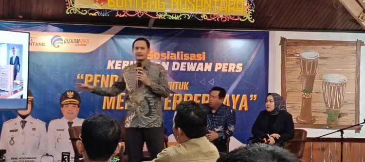 Hadir di Bontang, Anggota Dewan Pers Tegaskan Verifikasi Media Itu Hak Bukan Kewajiban
