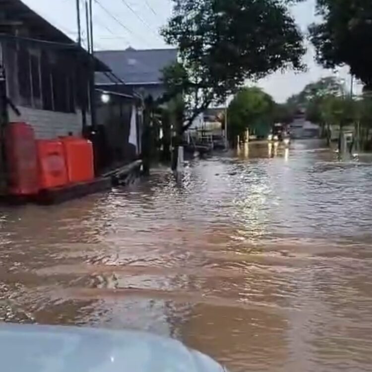 Sungai Meluap, Sejumlah Wilayah di Kota Bontang Terendam Banjir