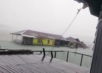 Hujan Badai di Bontang: 5 Bangunan Rusak Parah, Sejumlah Titik Banjir