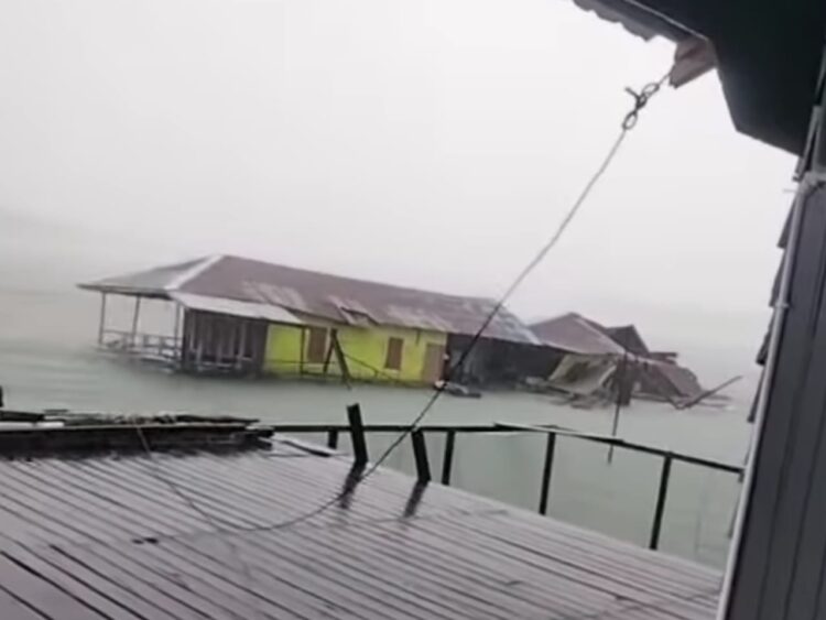 Hujan Badai di Bontang: 5 Bangunan Rusak Parah, Sejumlah Titik Banjir