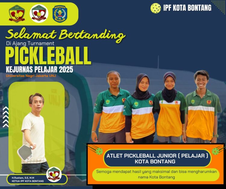Atlet Pickleball Bontang Raih Prestasi Gemilang di Kejurnas Pelajar 2025, Buah Pembinaan