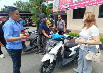 Polres Bontang Kembalikan Motor Curian, Owner Pisang Aroma: Ini Buat Usaha