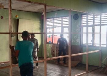 SDN 016 Tihi-Tihi Direvitalisasi, Kegiatan Belajar Diungsikan ke Teras & Ruang Darurat