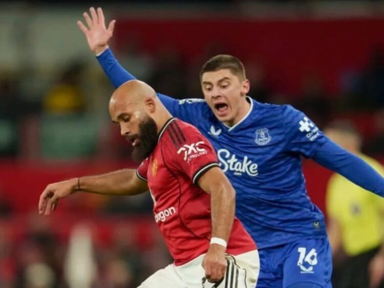 MU Tumbang di Old Trafford, Kalah dari Everton yang Hanya Bermain 10 Pemain