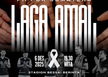 Siapkan Donasimu! Malam Ini Ada Laga Amal di Stadion Lang-lang untuk Sumatra