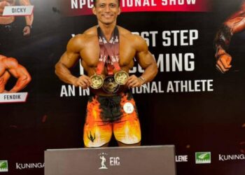 Keren! Roesmawan, Binaragawan Asal Bontang Borong Tiga Gelar di EIC Jakarta 2025