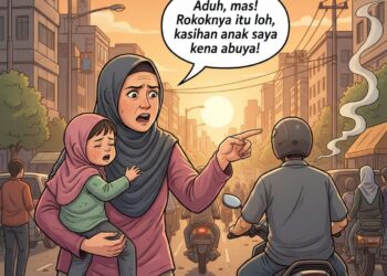 Cerita Emak-emak di Bontang Keluhkan Pegendara yang Merokok Saat Berkendara