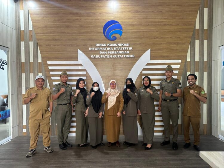 Diskominfo Kutim Paparkan Strategi Konten Digital kepada Satpol PP Bontang