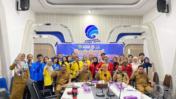 Diskominfo Staper Kutim Mahasiswa Aktif Gunakan dan Edukasi SP4N LAPOR! Ke Masyarakat