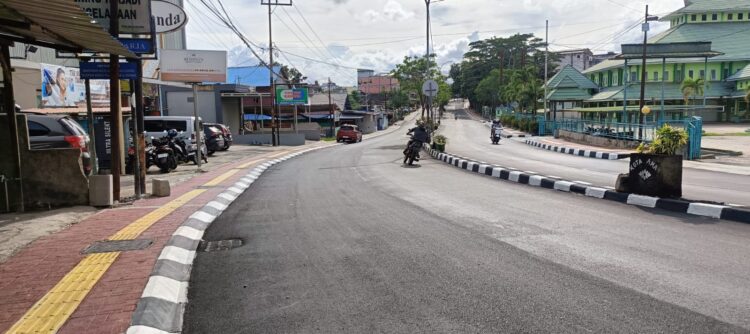 Penampakan Baru Jalan WR Supratman, Trotoar jadi Rapi dan Jalan Mulus