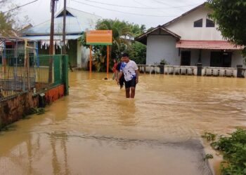 Guntung Banjir, BPBD Waspadai Air Pasang Laut Hari Ini Capai 1,5 Meter