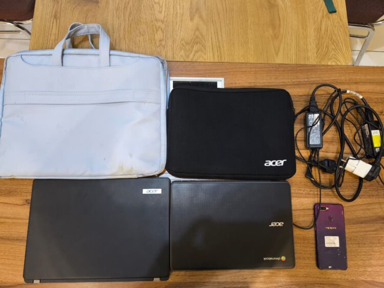 Lagi Asyik Pasarkan Laptop Curian di Marketplace, Langsung Diciduk Polsek Muara Badak