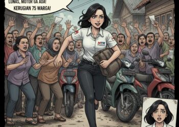 Terungkap Modus Sales Motor Wanita Kelabui Puluhan Warga Muara Badak, Masih Buron