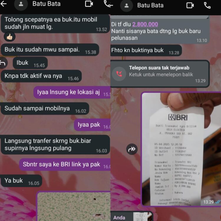 Masih Soal Modus “Segitiga” di Bontang, Kali Ini Korban COD Bata Merah Rugi Rp6 Juta