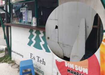 Dinding Kedai Es Teh Solo Pisangan Dibobol Maling, Beruntung Tidak Ada Dana Tunai
