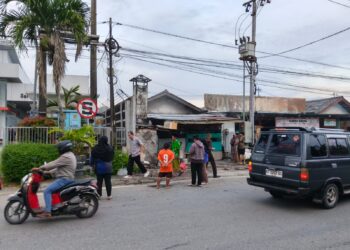 Warung Makan Mbak Zuli KM 6 Bontang Nyaris Terbakar, Warga Bantu dengan APAR