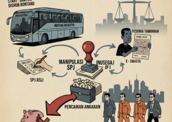 Alur Kasus Korupsi Bimtek Dishub Bontang Terbongkar, Tersangka Manipulasi SPJ