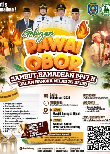 14 Februari Langit Bontang Akan Dihiasi Ribuan Cahaya Obor, Berikut Rutenya