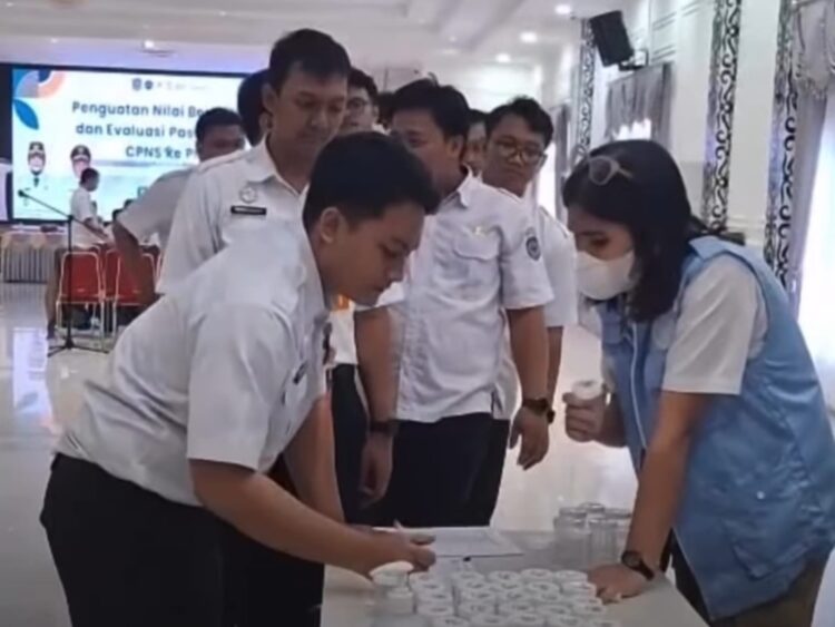 Deteksi Dini, Ratusan CPNS Bontang Jalani Tes Urine Mendadak