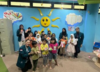 Mahasiswa Undip Sukses Gelar Workshop Kreativitas Anak di Grhatama Pustaka DIY