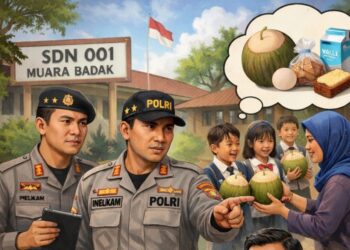 Heboh MBG Kelapa Utuh di Muara Badak, Polres Bontang: Video Tidak Utuh Perlihatkan Menu