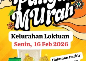 Besok Senin Ada Pangan Murah di Kelurahan Loktuan, Ini Daftar Bahan Pokoknya 