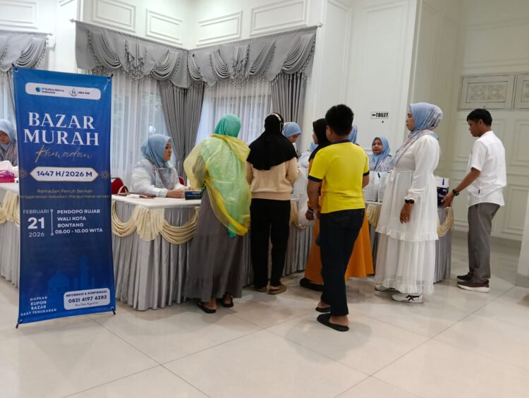 Berkah Ramadan, Kontribusi Swasta di Bontang Gelar Bazar Sembako Murah
