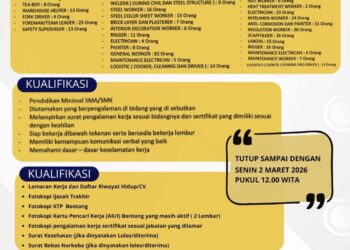 Melalui Disnaker, Ratusan Lowongan Pabrik Soda Ash Dibuka untuk Warga Bontang