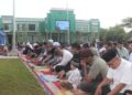 Gema Takbir Berkumandang di Makodim Bontang, Ribuan Hadiri Salat Idulfitri 