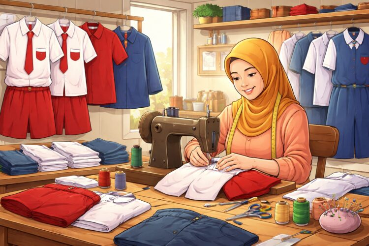 Libatkan Penjahit Lokal, Disdikbud: Program Seragam Gratis Dongkrak Ekonomi UMKM