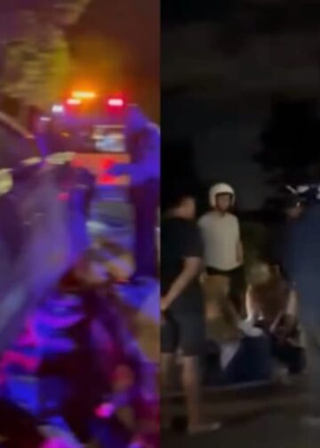 Diduga Kurang Fokus, Innova Kecelakaan Tunggal Dekat ETLE Jalan Bhayangkara