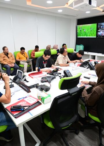 Badak LNG Gelar Simulasi Keadaan Darurat Kebakaran Loading Dock