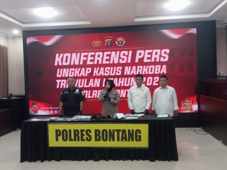 3 Bulan Polres Bontang Ungkap 17 Kasus Narkoba, 24 Tersangka Masuk Penjara