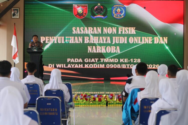 Peduli Generasi Muda, Satgas TMMD Edukasi Pelajar Bontang Bahaya Judol & Narkoba