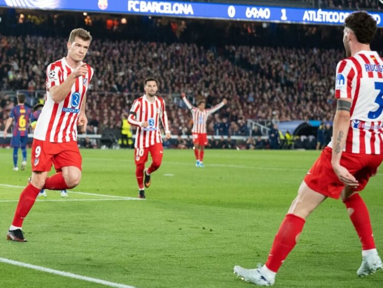 Barcelona Kalah di Kandang, Atletico Menang 2-0 Lewat Gol Alvarez & Sorlot