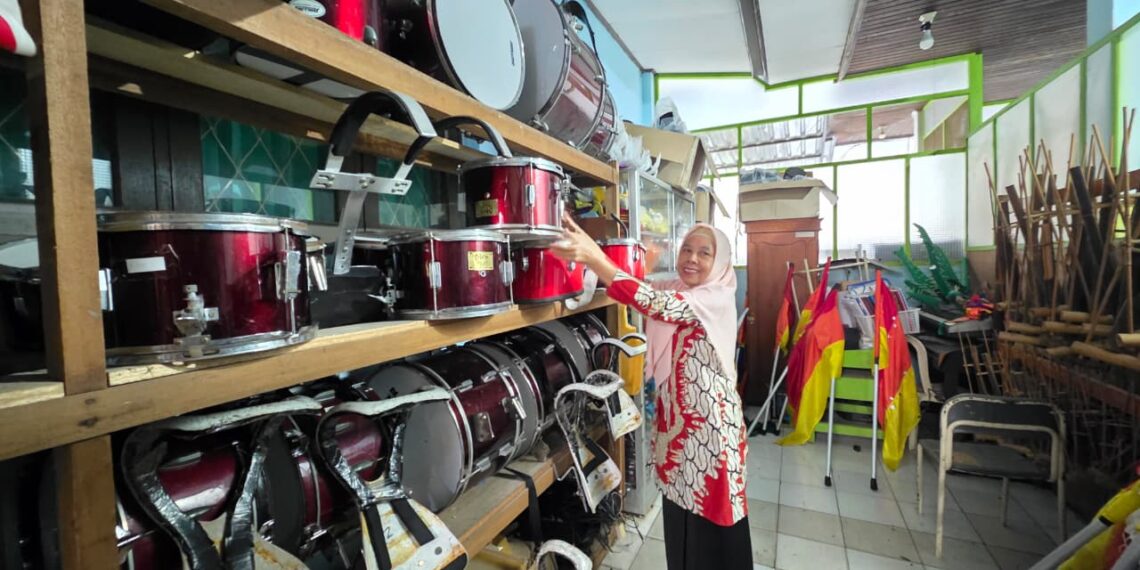 Eskul Drumband Favorit di SDN 008 Bontang Utara, Kepsek: Sudah Jadi Identitas Sekolah
