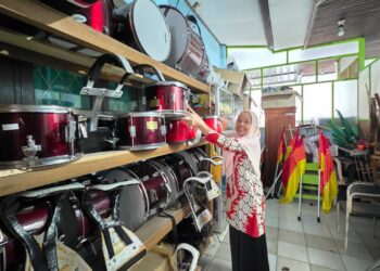 Eskul Drumband Favorit di SDN 008 Bontang Utara, Kepsek: Sudah Jadi Identitas Sekolah