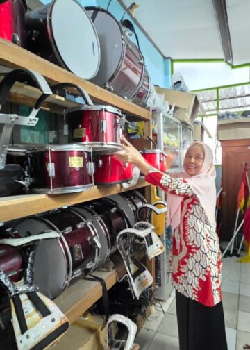 Eskul Drumband Favorit di SDN 008 Bontang Utara, Kepsek: Sudah Jadi Identitas Sekolah