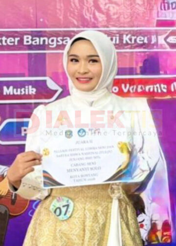 Siswi SMPN 3 Bontang Raih Juara 2 Solo Vocal FLS3N Tingkat Kota