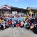 Semangat Sehat, Didukung PT.KMI dan Kelurahan Warga RT 44 Loktuan Gelar Senam Bersama