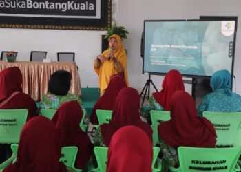 Satgas TMMD Gelar Penyuluhan Posyandu dan PTM, Hadirkan Dinkes jadi Pembicara