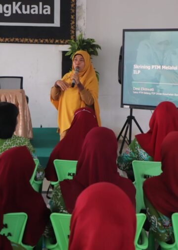 Satgas TMMD Gelar Penyuluhan Posyandu dan PTM, Hadirkan Dinkes jadi Pembicara