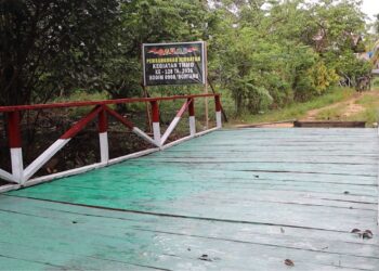 Kerja Cepat Satgas TMMD, Jembatan di Kampung Masdarling Sudah Bisa Digunakan Warga