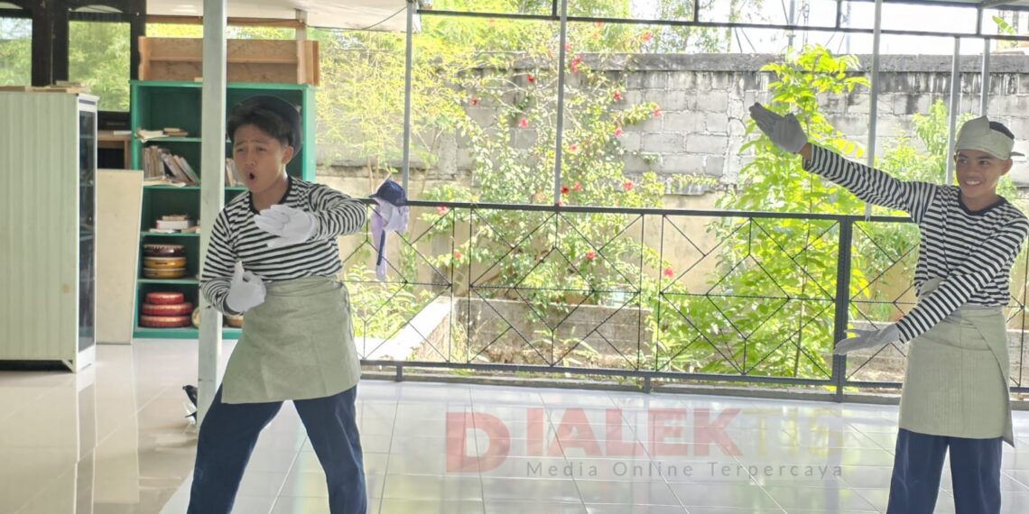 Persiapan Pantomim FLS3N, SMPN 3 Bontang Angkat Tema Jaga Laut dari Sampah
