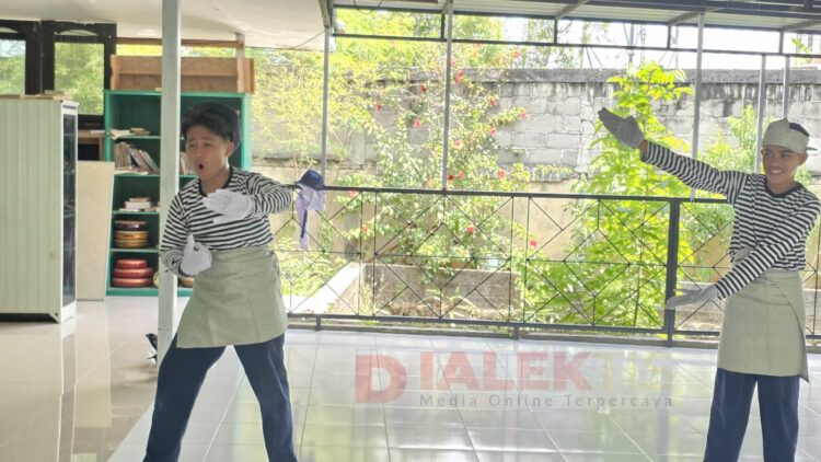 Persiapan Pantomim FLS3N, SMPN 3 Bontang Angkat Tema Jaga Laut dari Sampah