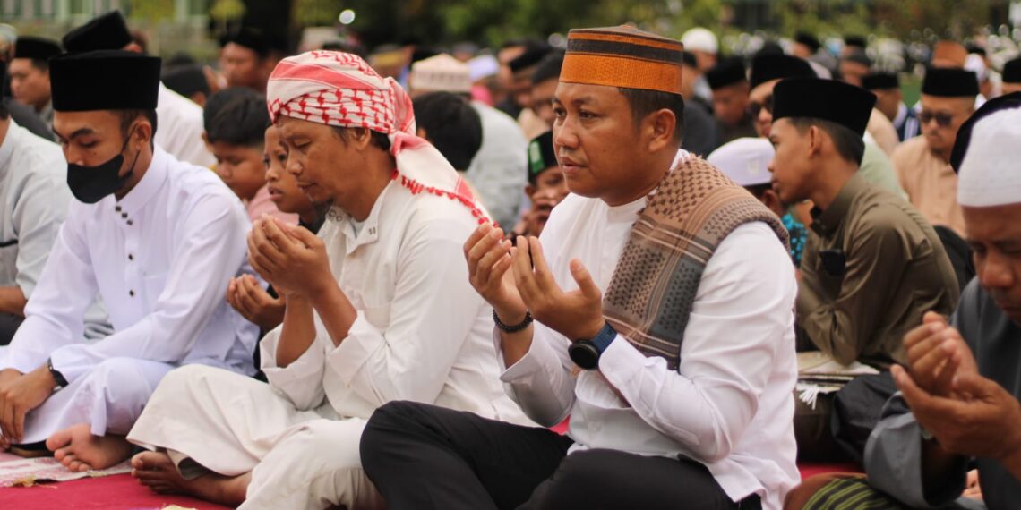 Kodim 0908/Bontang Gelar Salat Idul Adha 1447 H dan Penyembelihan Hewan Kurban