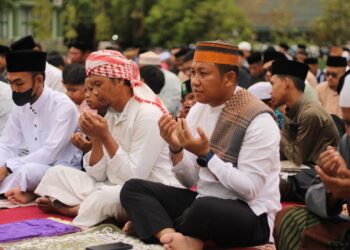 Kodim 0908/Bontang Gelar Salat Idul Adha 1447 H dan Penyembelihan Hewan Kurban
