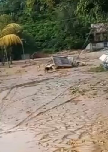 Penahan Longsor Bekas Galian C di Kanaan Jebol, Rumah Warga Penuh Lumpur